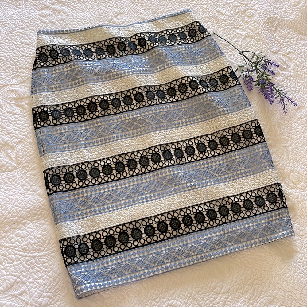 TALBOTS LACE SKIRT FULLY LINED SIZE 4 NWOT!